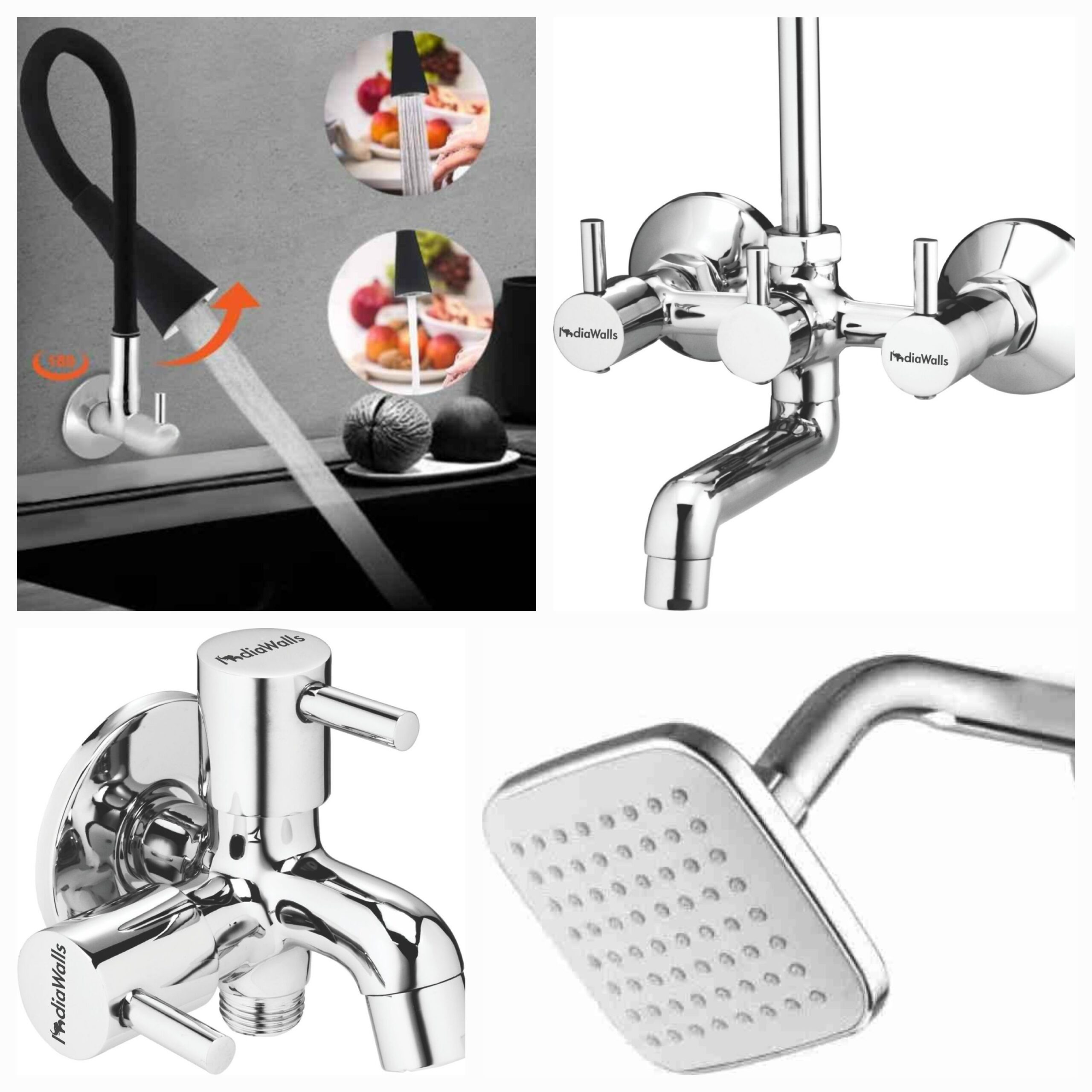Indiawalls Tap-Faucet-Shower Gold Scheme